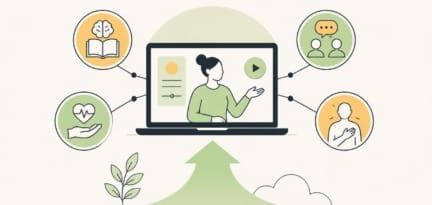 Illustration zum Beitrag: Vorteile von Lernplattformen für Hard- und Soft-Skills
