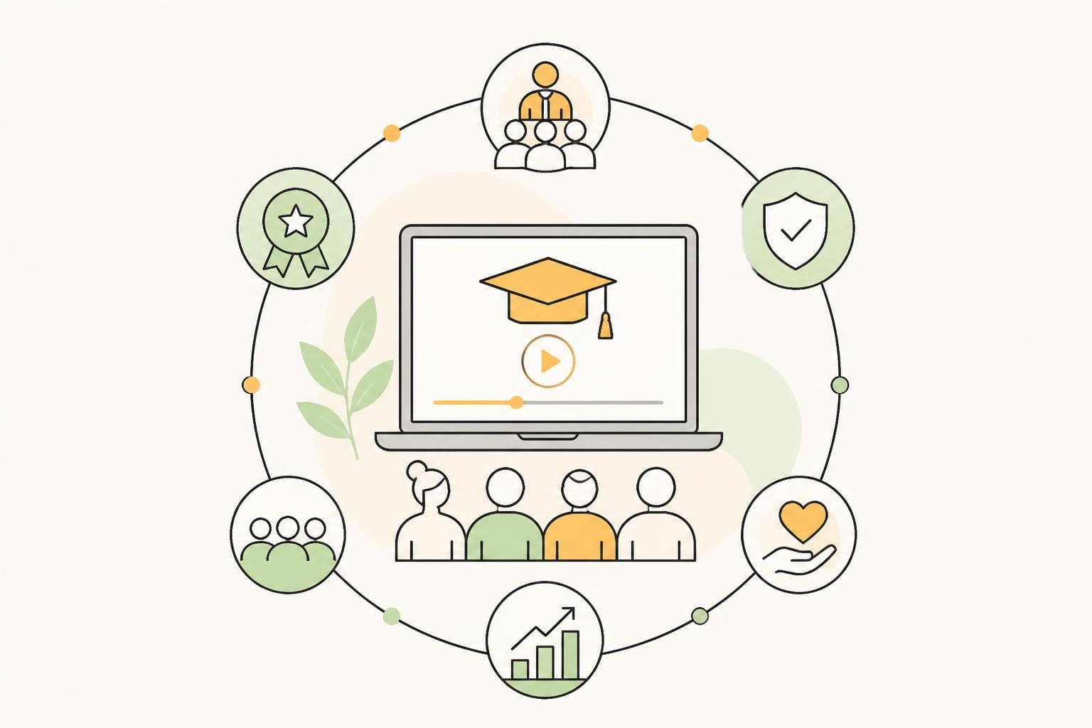 Illustration zum Beitrag: Qualitätsmerkmale unserer E-Learning Plattform