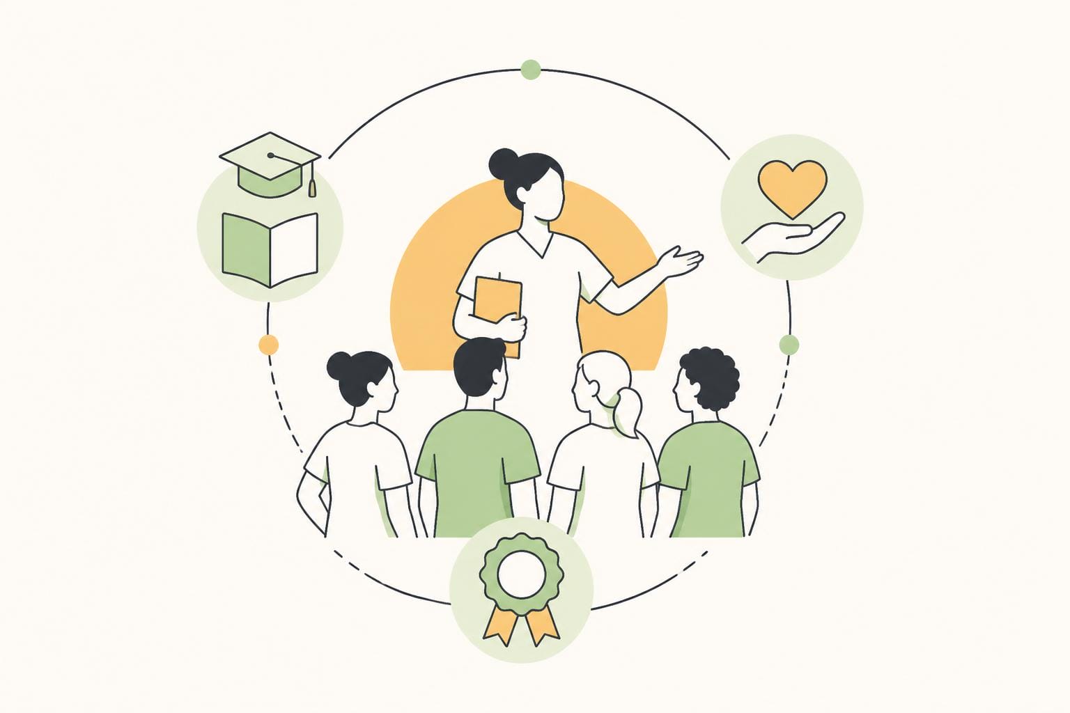 Illustration zum Beitrag: Weiterbildungsmöglichkeit für Pflegepersonal