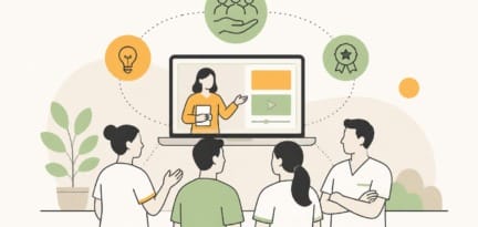 Illustration zum Beitrag: Immer mehr Mitarbeiter erwarten digitale Weiterbildungen