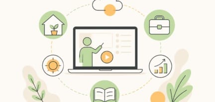 Illustration zum Beitrag: Effizienter Lernen dank flexiblen Online-Angeboten