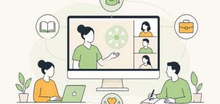 Illustration zum Beitrag: Gemeinsames Lernen mit Adobe Connect im virtuellen Klassenzimmer