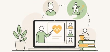 Illustration zum Beitrag: E-Learning im virtuellen Klassenzimmer