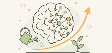 Illustration zum Beitrag: Neuroplastizität durch Lernprozesse – so wächst das Gehirn!