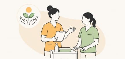 Illustration zum Beitrag: Praxisanleitung in der Pflegeausbildung