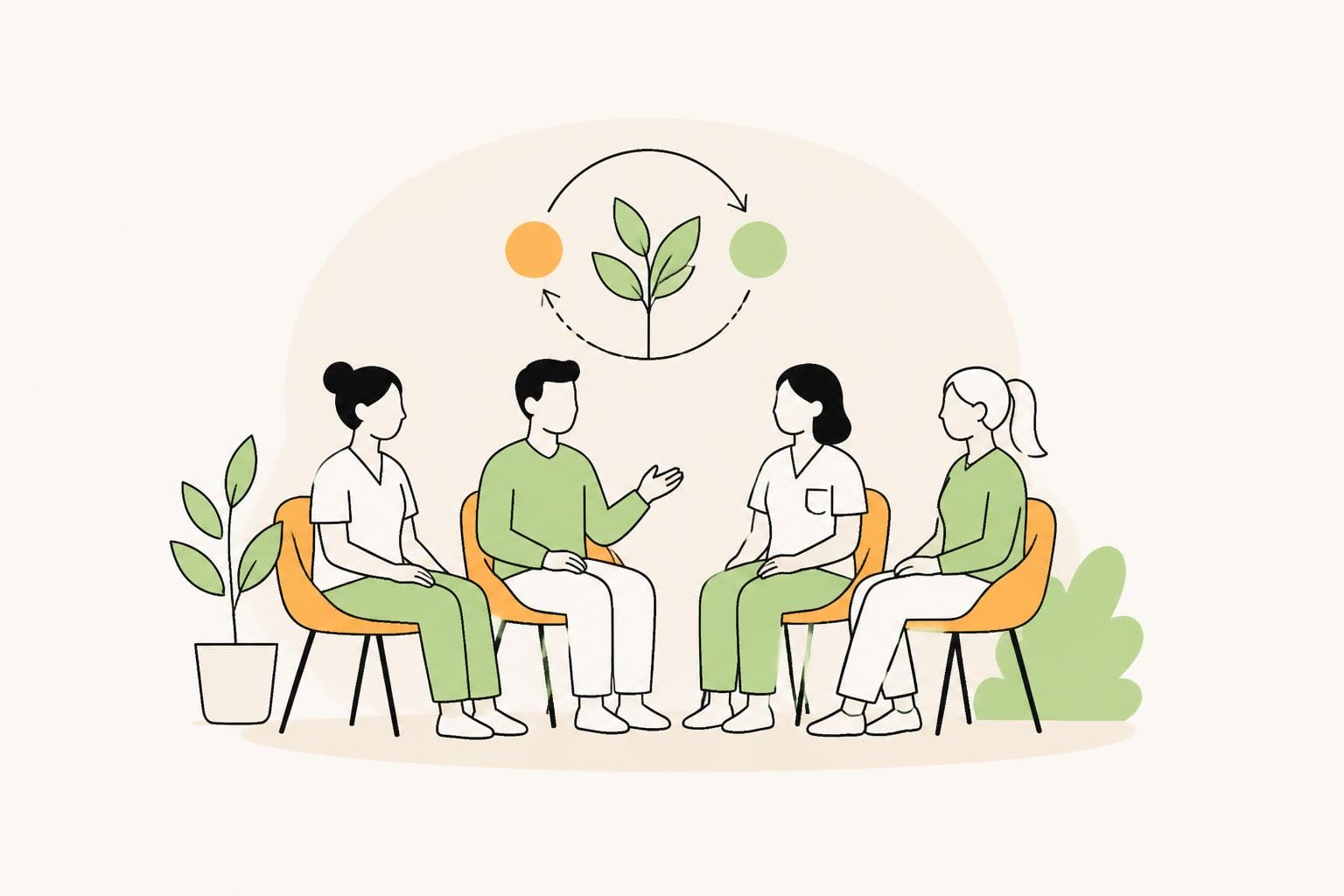 Illustration zum Beitrag: Kollegiale Beratung als Ressource zur Weiterentwicklung nutzen (Teil 1)