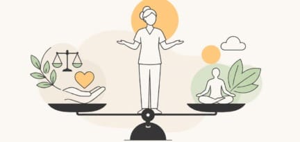 Illustration zum Beitrag: Ethik in der Pflege – was hat das mit meiner eigenen Gesundheit zutun?