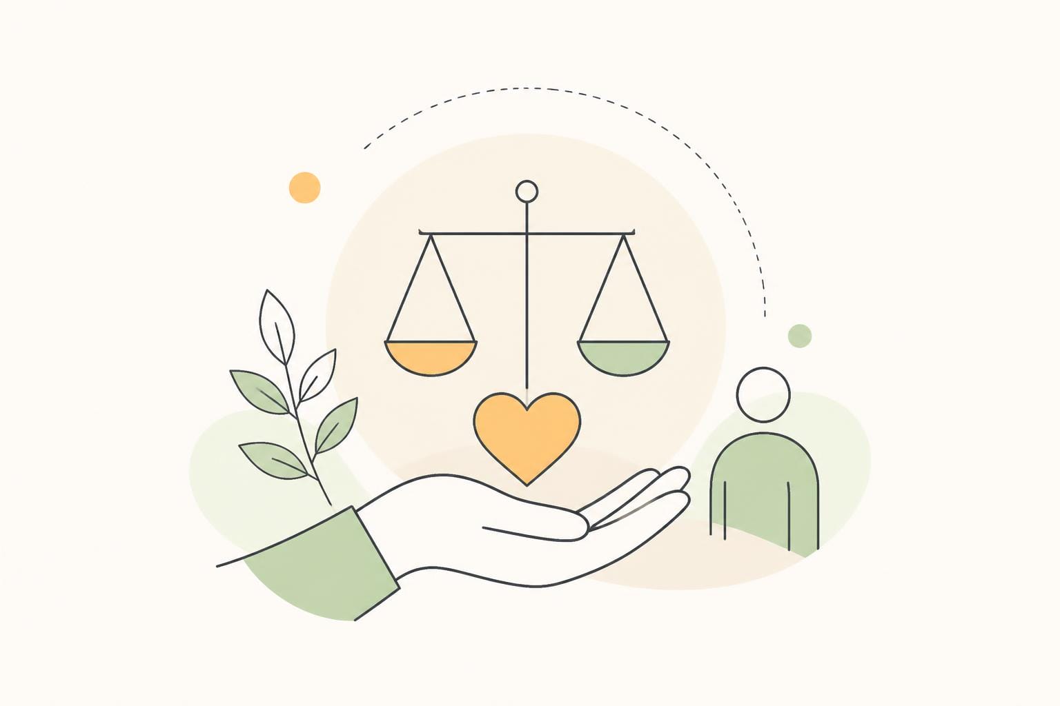 Illustration zum Beitrag: Ethik in der Pflege