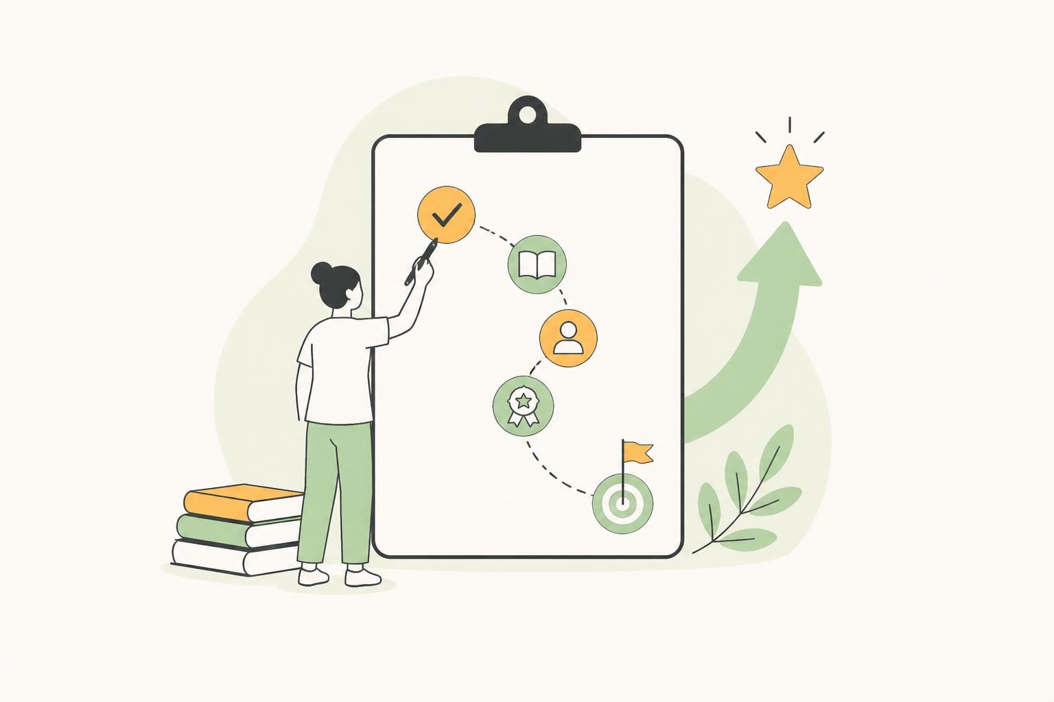 Illustration zum Beitrag: Das Lernen planen können