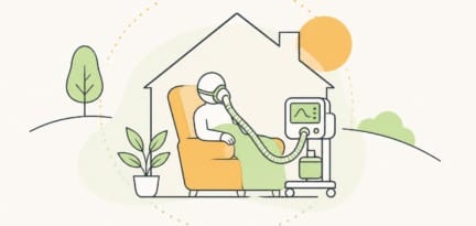 Illustration zum Beitrag: Außerklinische Beatmung – ein Überblick