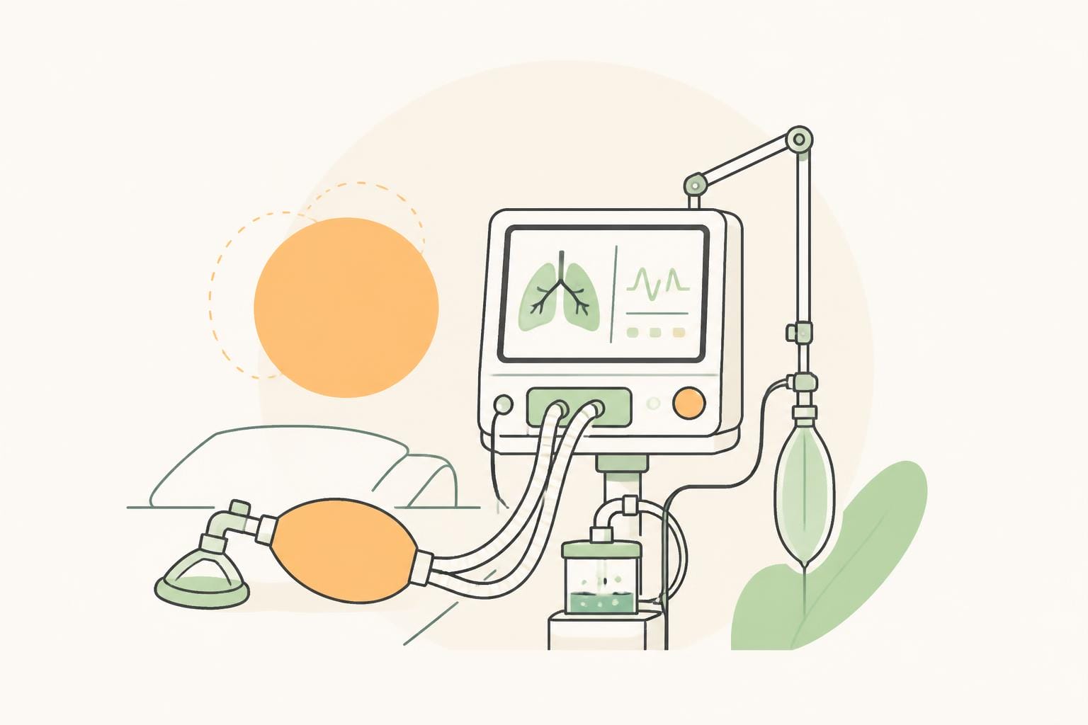 Illustration zum Beitrag: Beatmung – Notfallmanagement
