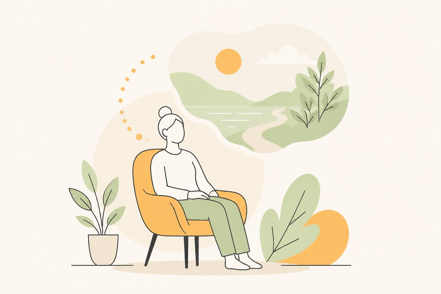 Illustration zum Beitrag: Entspannung – Phantasiereise als Möglichkeit zur Entspannung, Konzentrationsförderung und Fokusssierung