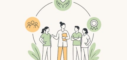 Illustration zum Beitrag: Schlüsselfaktoren für einen guten Umgang mit Pflegepersonal