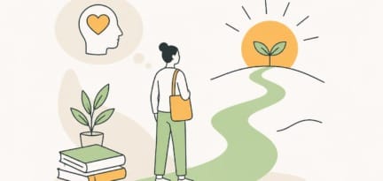 Illustration zum Beitrag: Mindset für den Start in einen Fernlehrgang – Blogreihe