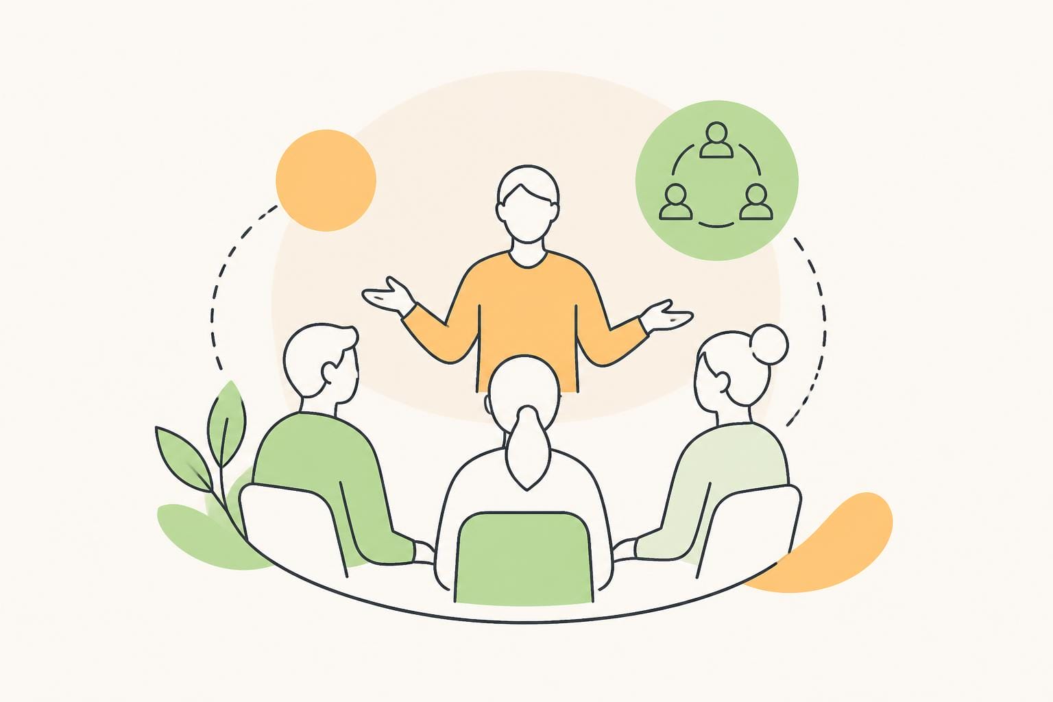 Illustration zum Beitrag: Moderation