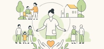 Illustration zum Beitrag: Community Health Nursing – was ist das?