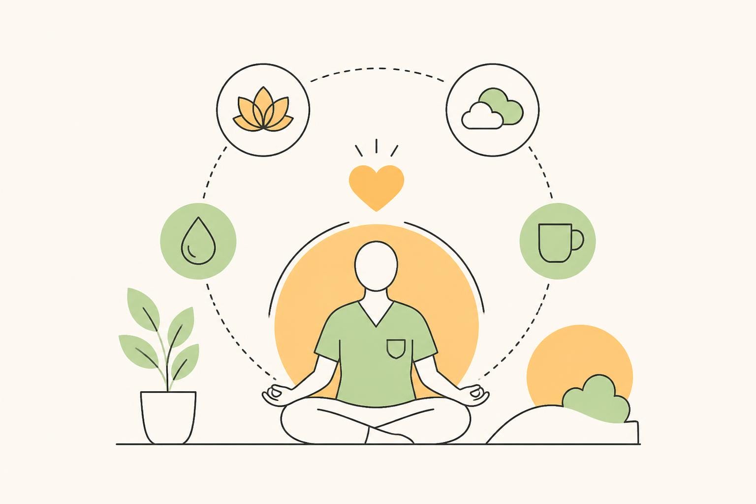 Illustration zum Beitrag: Psychohygiene inkl. Coachingübung zur Vorbereitung auf Webinar