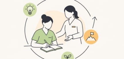 Illustration zum Beitrag: Selbstgesteuertes Lernen – ein exemplarisches Beispiel für die Praxisanleitung