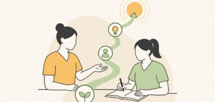 Illustration zum Beitrag: Selbstgesteuertes Lernen in der Praxisanleitung