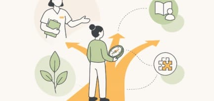 Illustration zum Beitrag: Selbstgesteuertes Lernen – was bedeutet das in der Praxisanleitung?