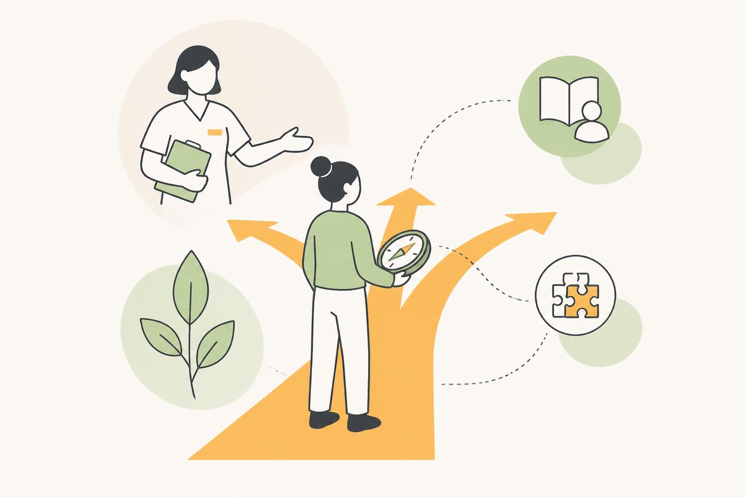 Illustration zum Beitrag: Selbstgesteuertes Lernen – was bedeutet das in der Praxisanleitung?