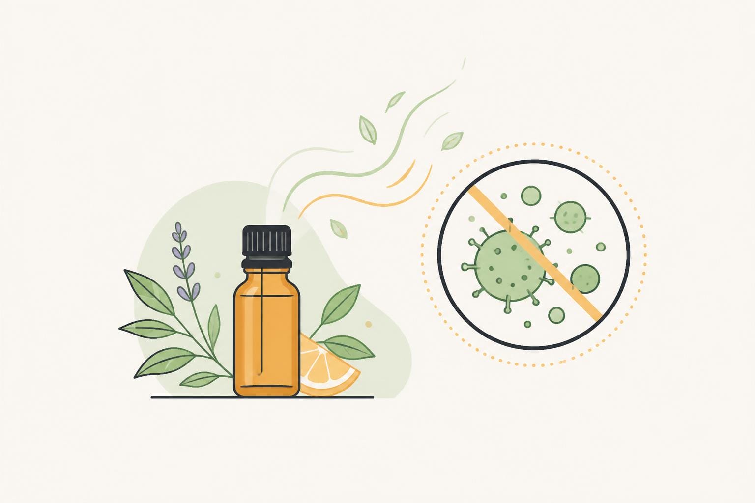 Illustration zum Beitrag: Wirkung von ätherischen Ölen in Bezug auf MRSA