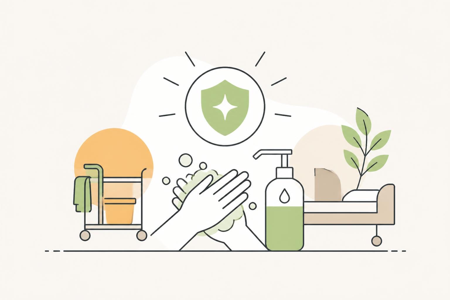 Illustration zum Beitrag: Hygiene Umsetzung in der Praxis