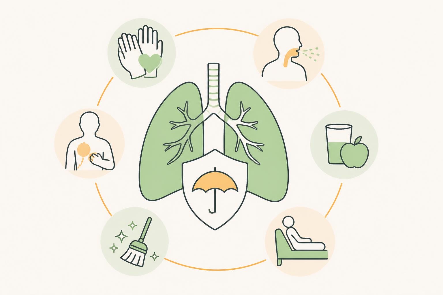 Illustration zum Beitrag: Kurzauffrischung Pneumonie/Pneumonieprophylaxe