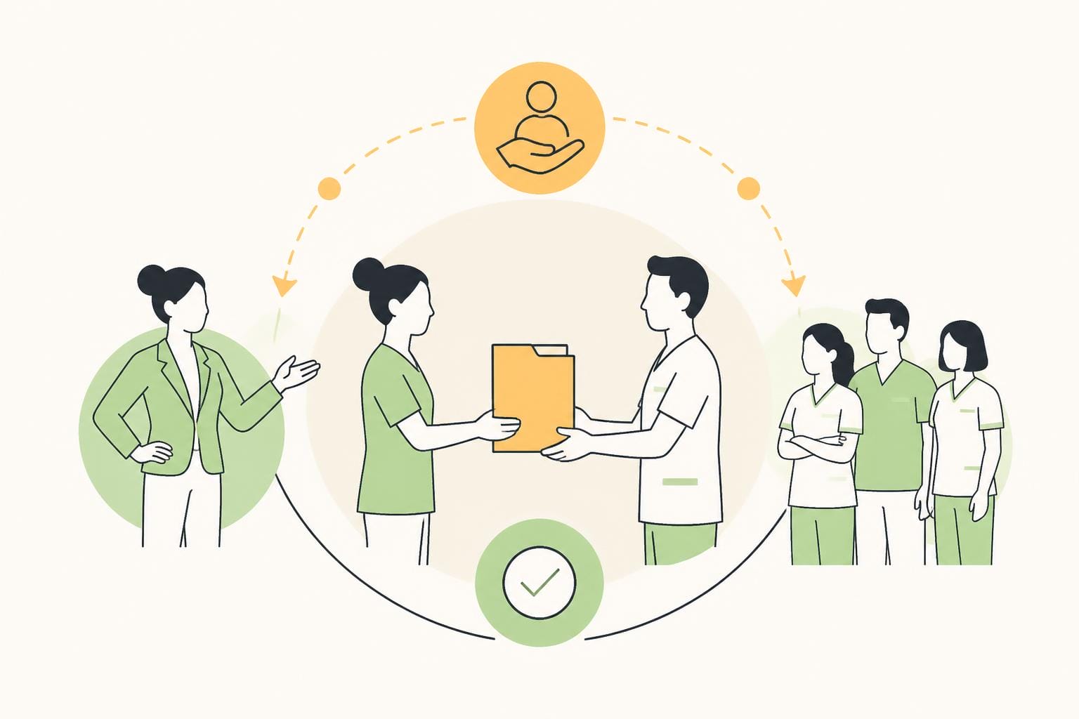 Illustration zum Beitrag: Überleitungsmanagement – Wie sieht ein gelungenes Überleitungsmanagement aus ?