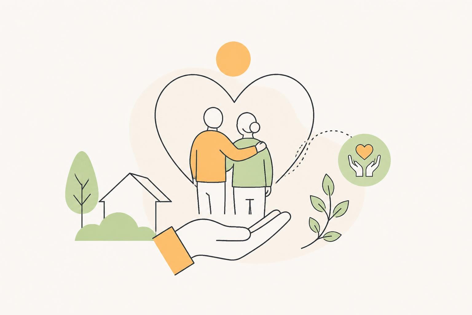 Illustration zum Beitrag: Hilfe und Entlastung für Angehörige von Pflegebedürftigen – Teil 2