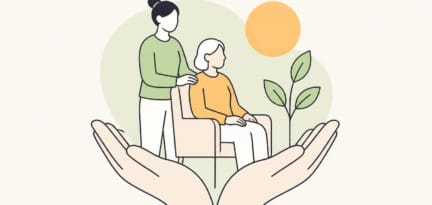 Illustration zum Beitrag: Hilfe und Entlastung für Angehörige von Pflegebedürftigen – Teil 1