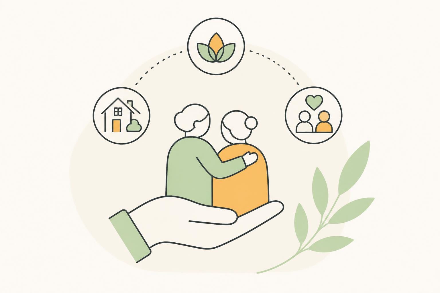 Illustration zum Beitrag: Hilfe und Entlastung für Angehörige von Pflegebedürftigen – Teil 3