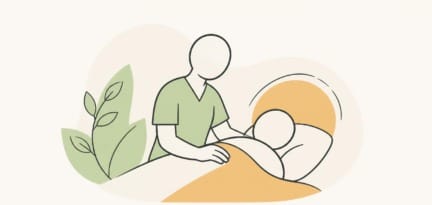 Illustration zum Beitrag: Pflege bei Schmerzen Teil 1 – ein (persönlicher) Erfahrungsbericht