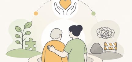 Illustration zum Beitrag: Der neue Expertenstandard „Beziehungsgestaltung in der Pflege von Menschen mit Demenz“ -Stärken und Hürden