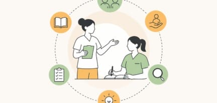 Illustration zum Beitrag: Praxisanleiterausbildung Teil 3: „Die Ausbildungsmethoden“