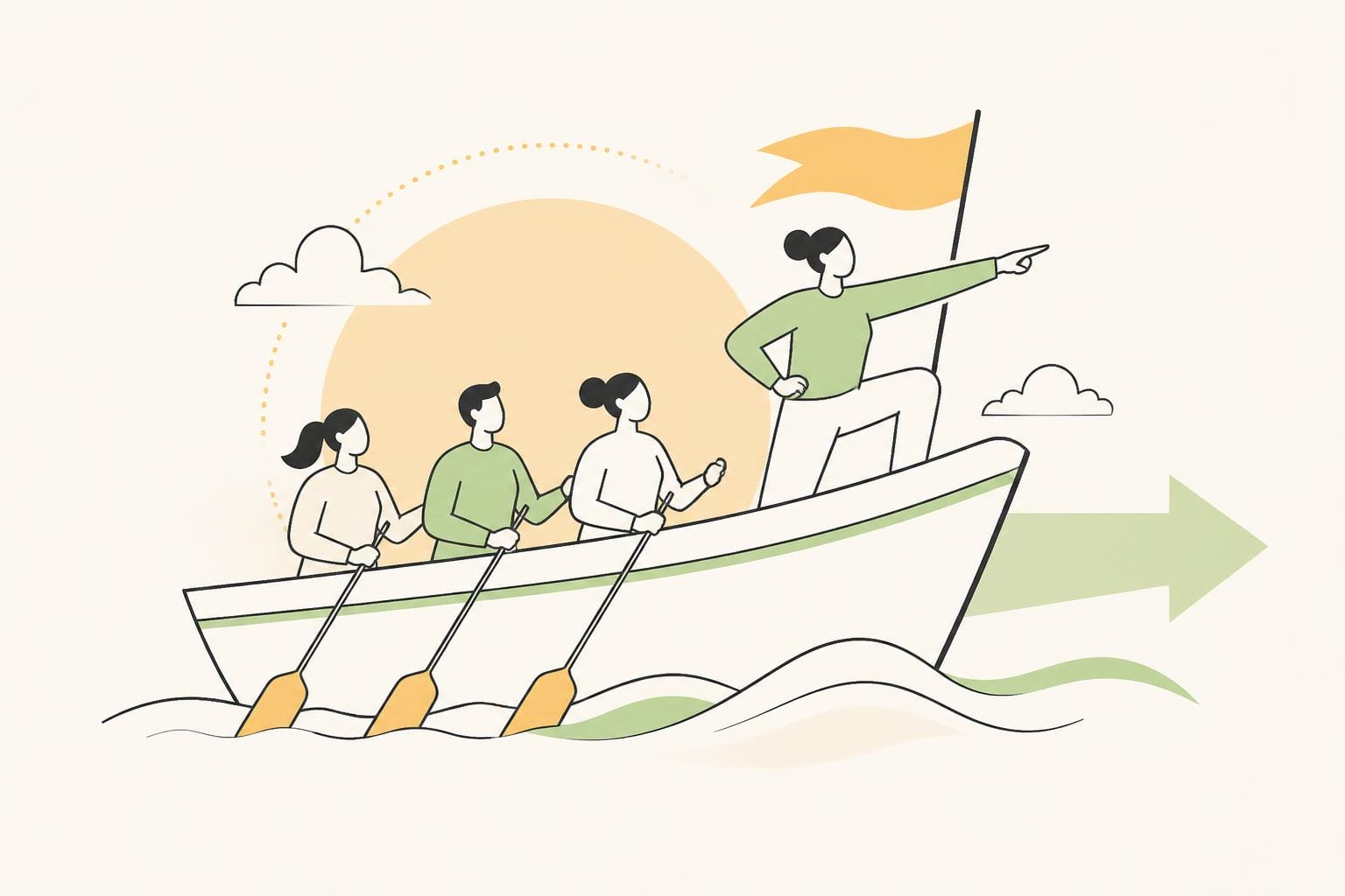 Illustration zum Beitrag: Volle Kraft voraus – wie Sie eine nachhaltige Wirkung Ihrer Personalentwicklungsmaßnahmen erzielen