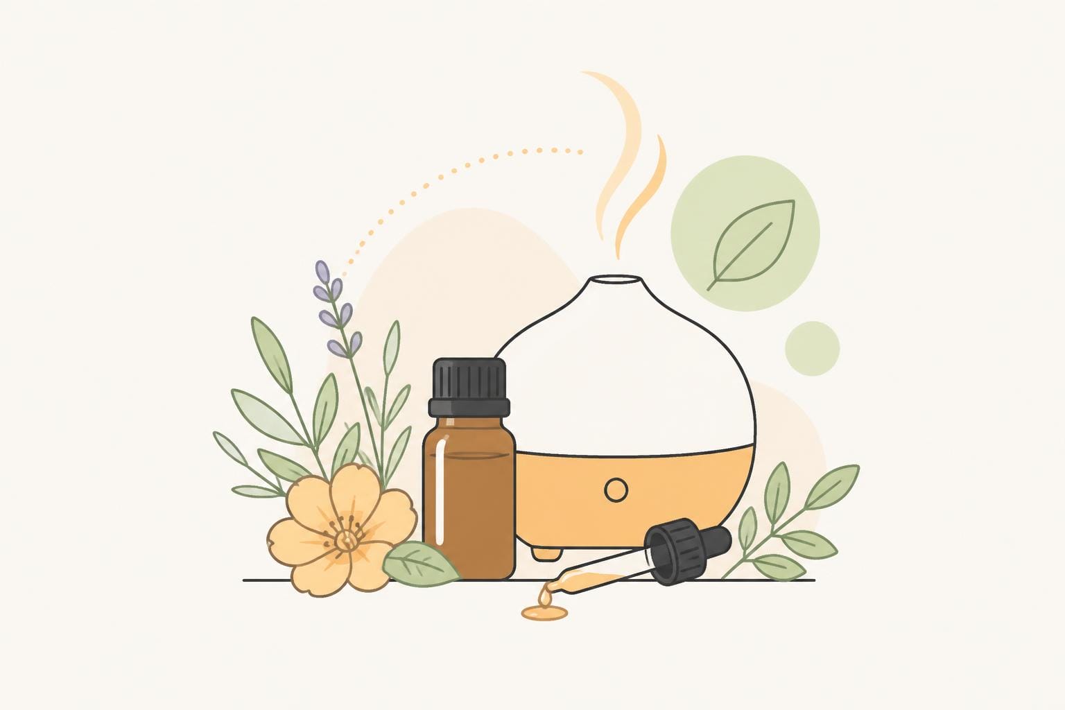 Illustration zum Beitrag: Aromatherapie- Rezepte, Ideen, Tipps und Anwendungsvideos