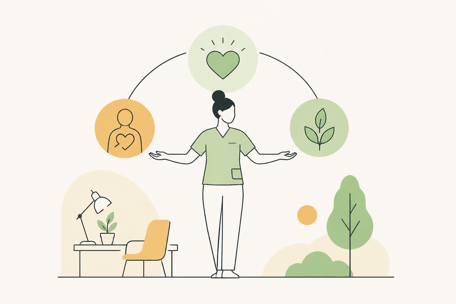 Illustration zum Beitrag: Gesundheitsförderung / Gesundheitskompetenz – Zusammenhänge verstehen