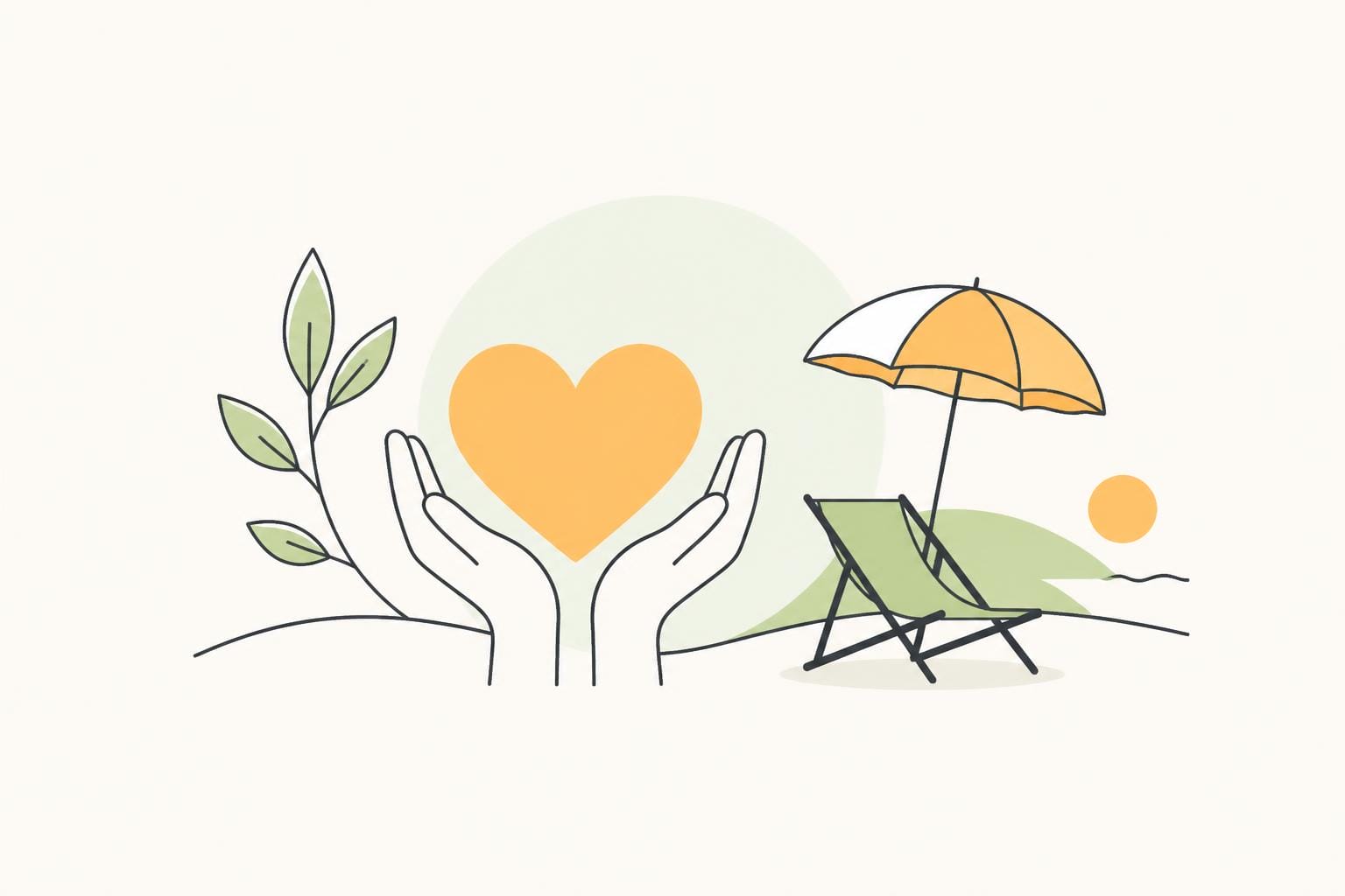 Illustration zum Beitrag: Pflege – was ist das? Gedanken vor der (Sommer) – Pause