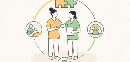 Illustration zum Beitrag: Integration der neuen Pflegeausbildung in den Arbeitsalltag