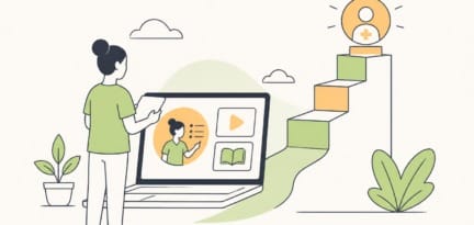 Illustration zum Beitrag: Lernen im digitalen Zeitalter