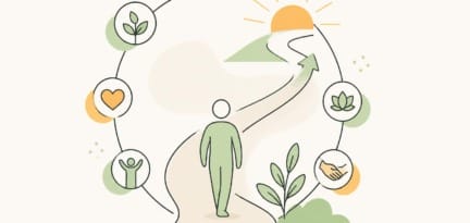 Illustration zum Beitrag: Gesundheit als Lebensprojekt – Die Dynamik der Salutogenese
