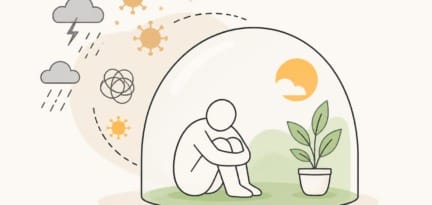 Illustration zum Beitrag: Psychische Herausforderungen während Corona