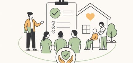 Illustration zum Beitrag: Ablauf MDK Begutachtungen ambulant- worauf sollte man achten?