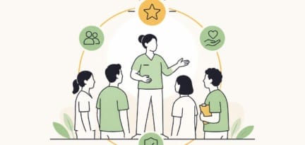 Illustration zum Beitrag: Job gewechselt oder gerade erst begonnen – so werden Sie eine gute Führungskraft