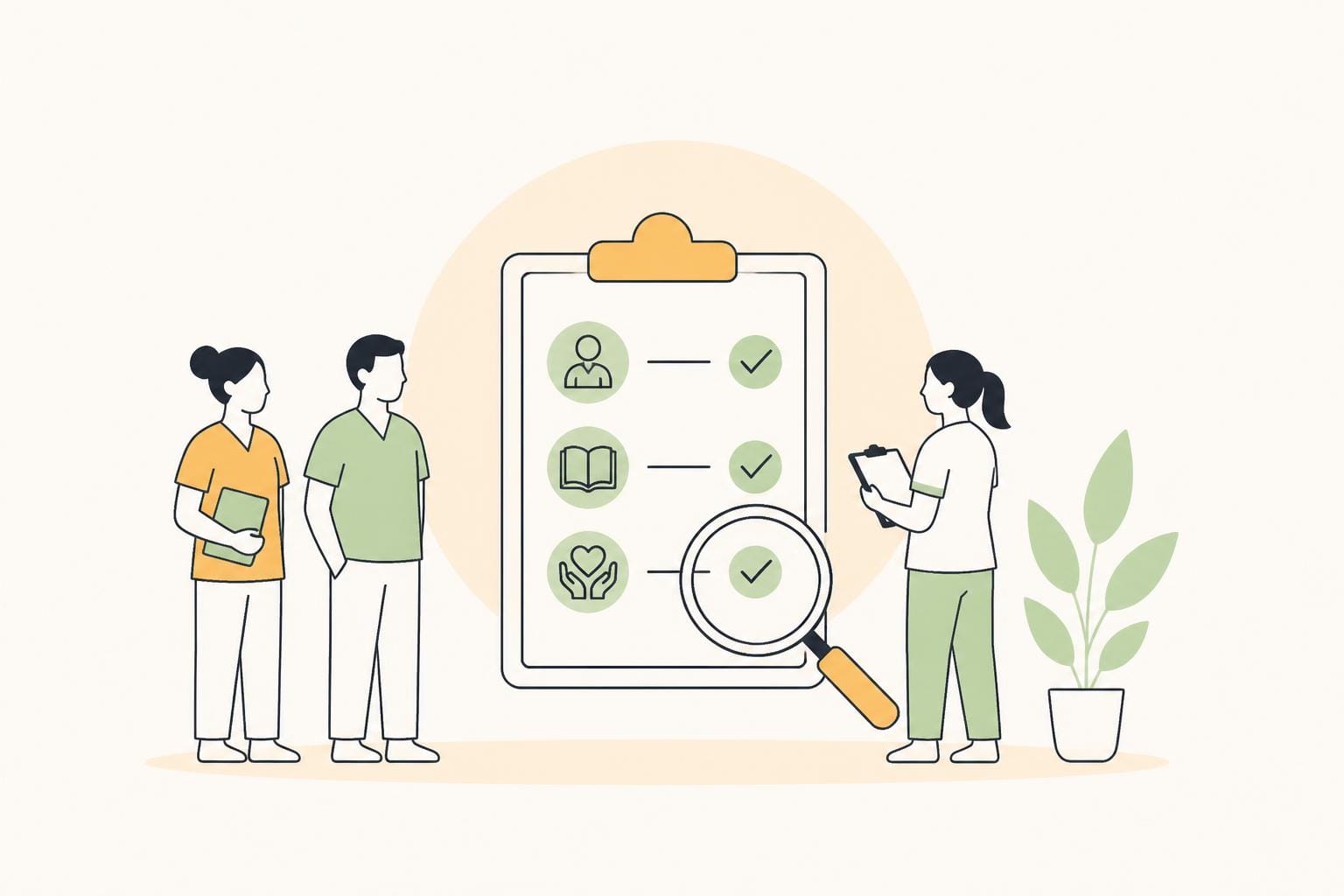 Illustration zum Beitrag: Bald geht’s wieder los: MDK- Qualitätsprüfungen beginnen wieder