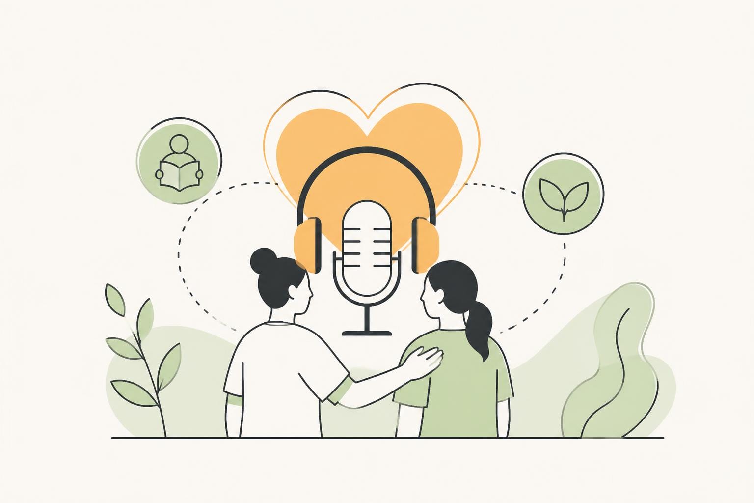Illustration zum Beitrag: Podcast „Ausbildung liegt mir am Herzen“