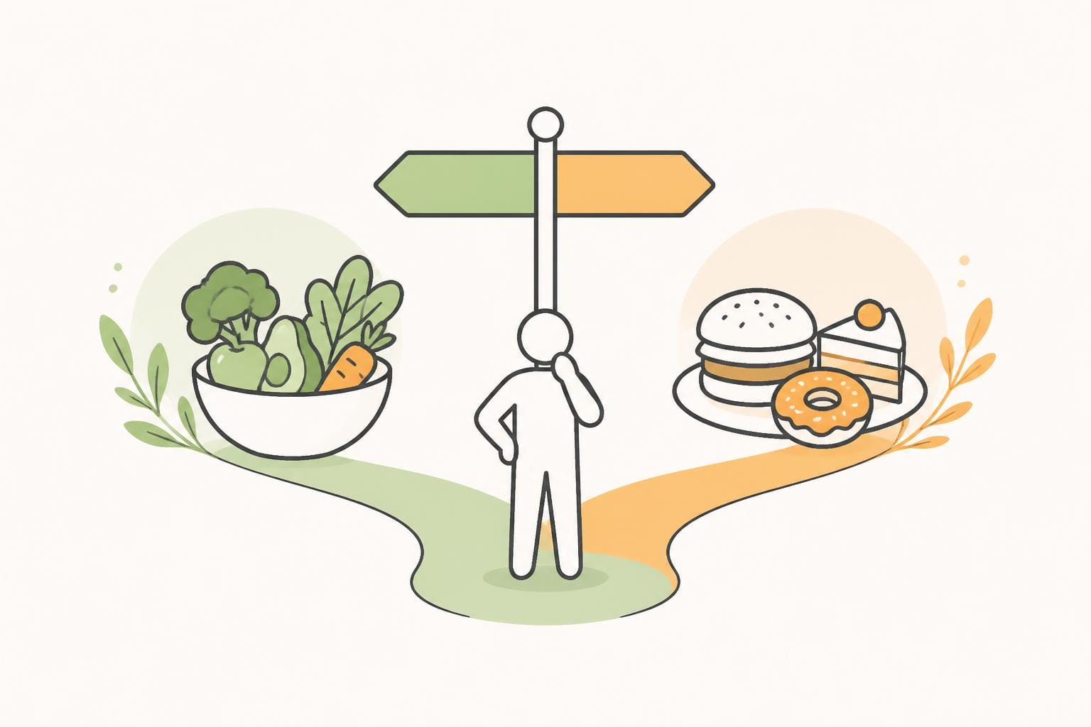 Illustration zum Beitrag: Ernährung ist eine Entscheidung