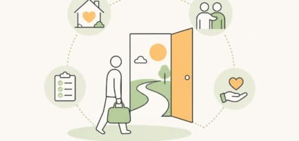 Illustration zum Beitrag: Entlassungsmanagement