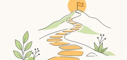 Illustration zum Beitrag: Vom Mut seine Ziele anzugehen